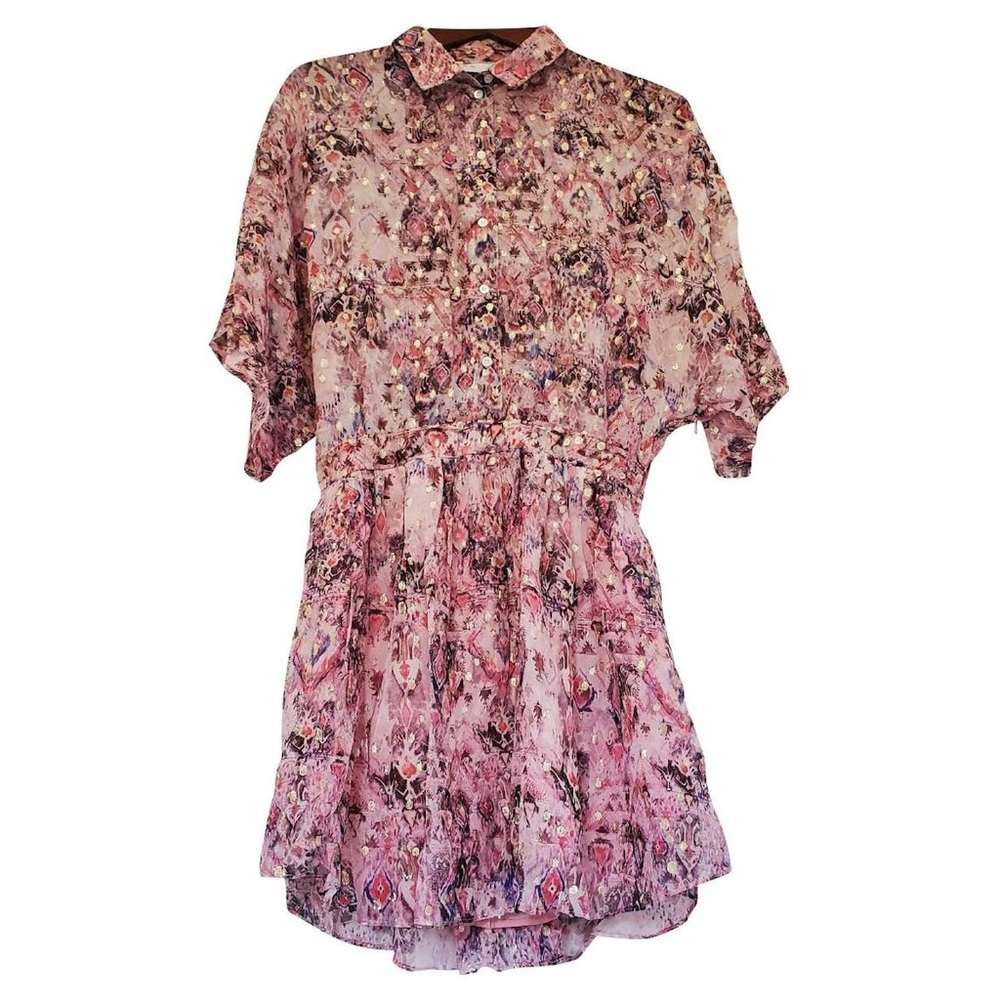 IRO Prunus silk Shirt Dress